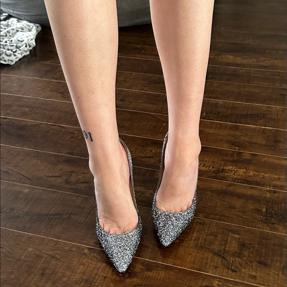 Jimmy Choo ombre glitter Romy pumps 100mm - Picture 5 of 6